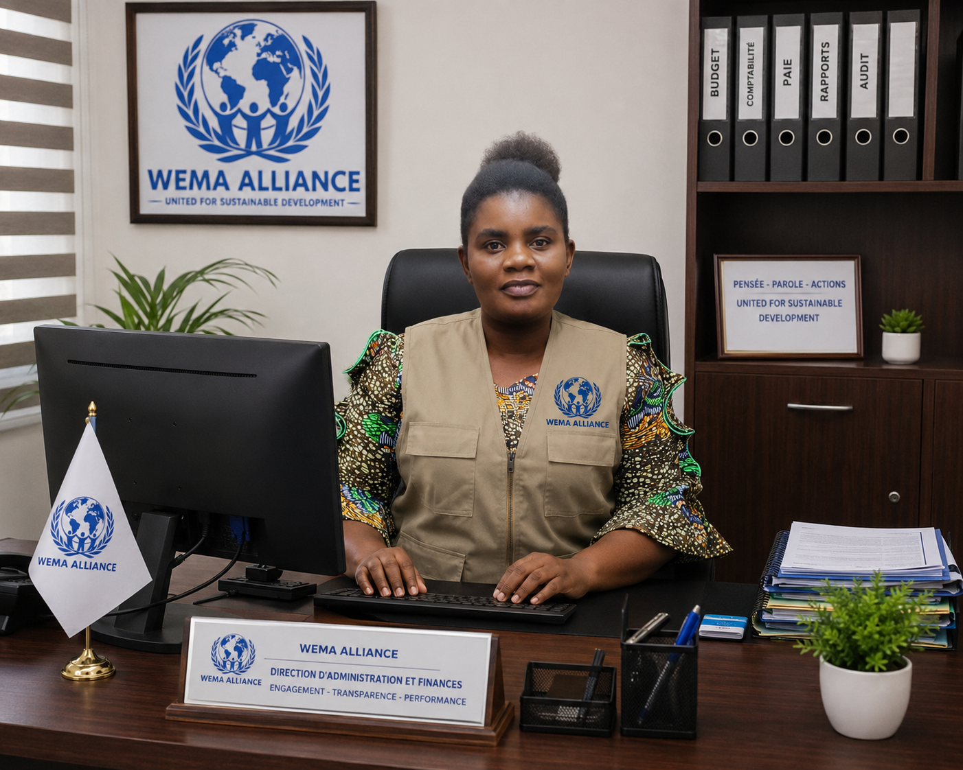 La Direction d'Administration et Finances de WEMA ALLIANCE ORG